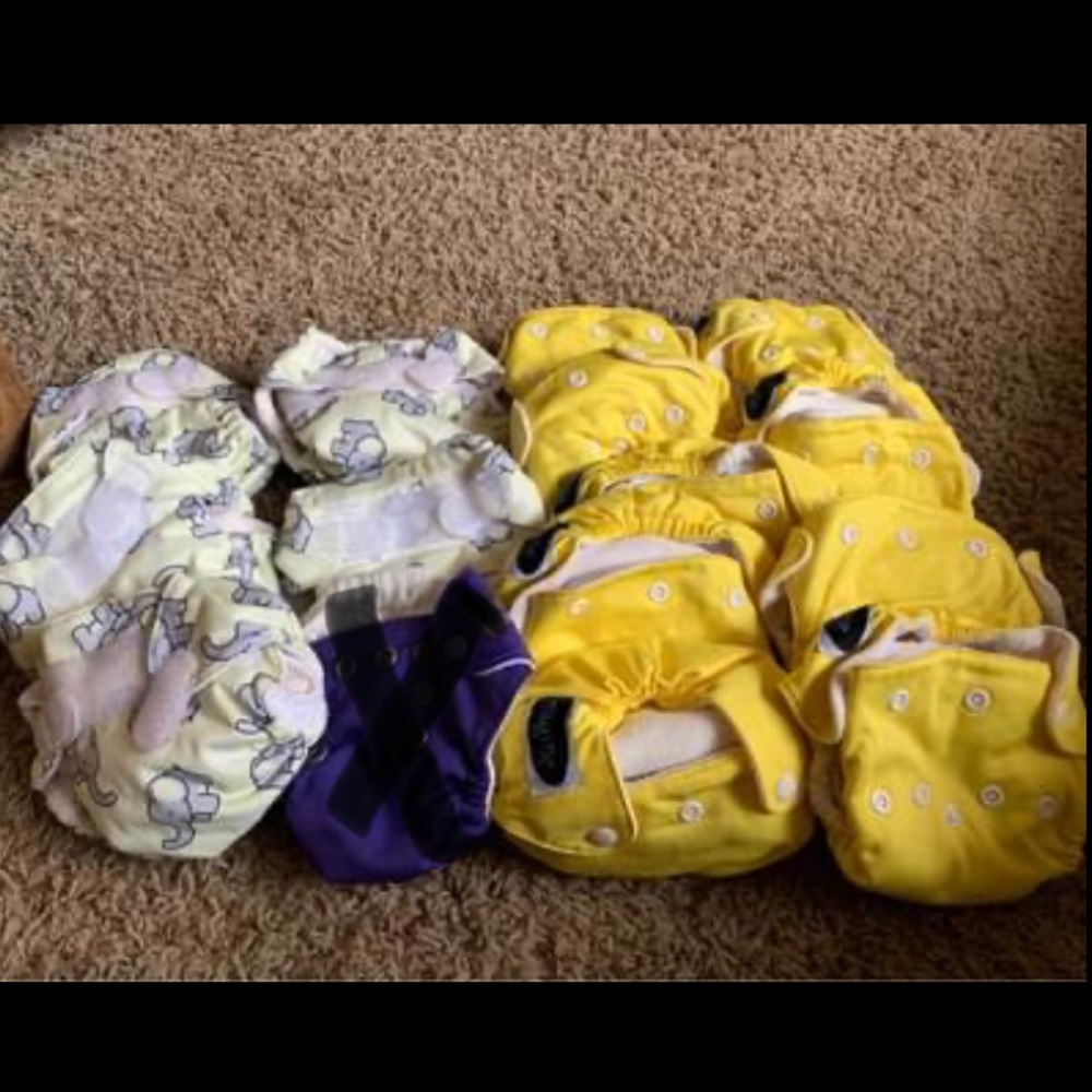 Newborn cloth diaper set